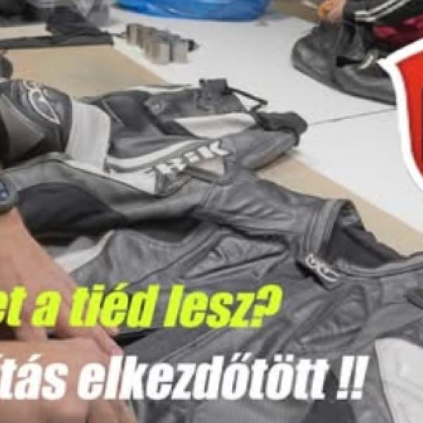 Egy rászoruló motoros kap meg kap egy álltalunk felújjított ruhát I. Egy rászoruló motoros kap meg kap egy álltalunk felújjított ruhát I.